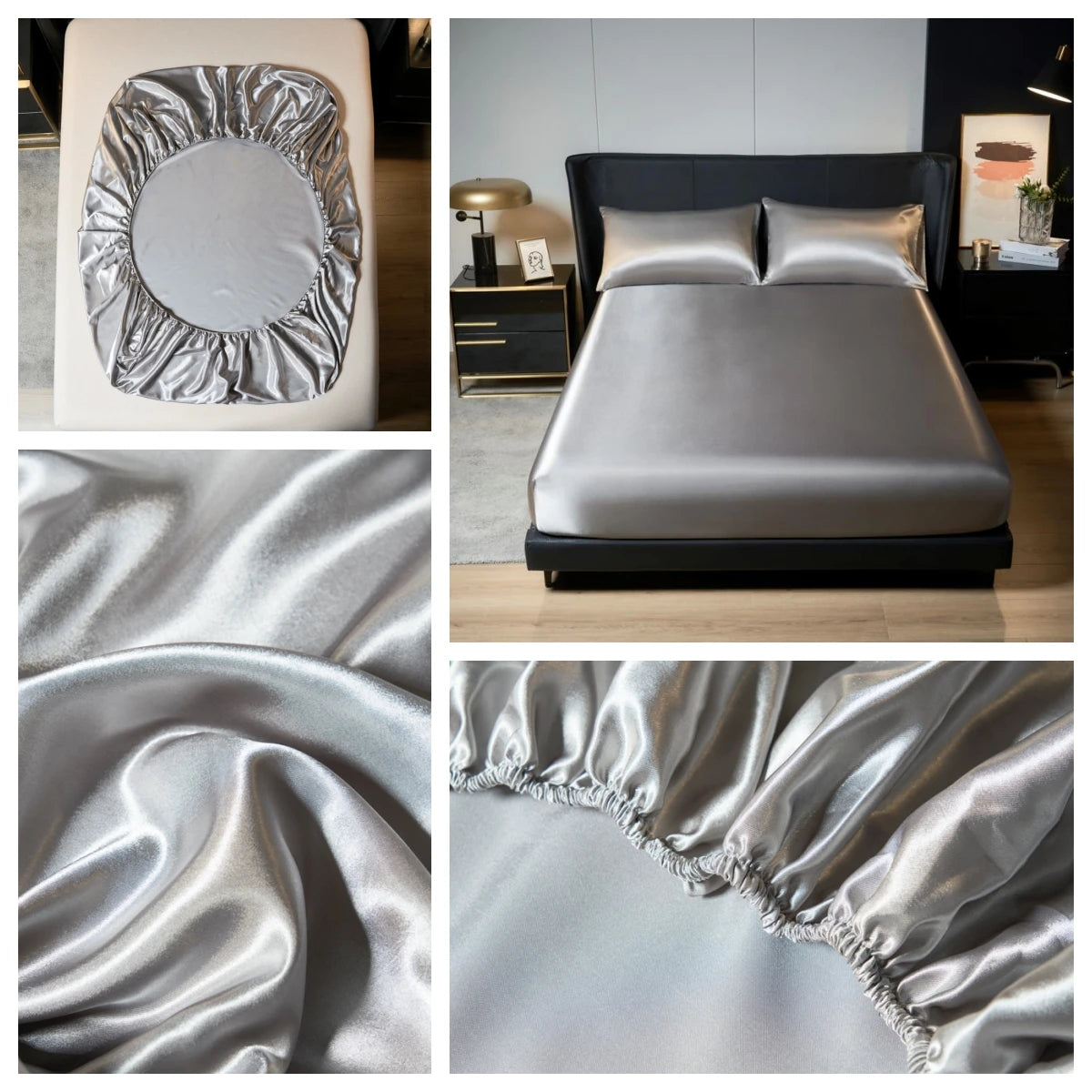 Vamperz 100% Satin Bedsheet Set