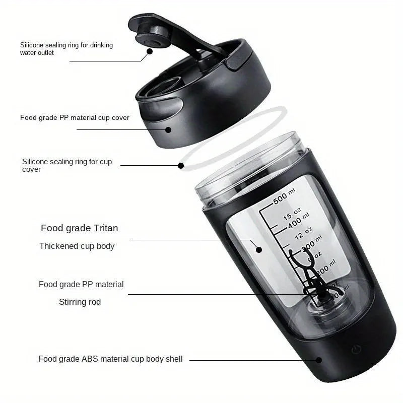 Vamperz Automatic Protein Mixer Cup – Smooth Shakes Anywhere (500ML)