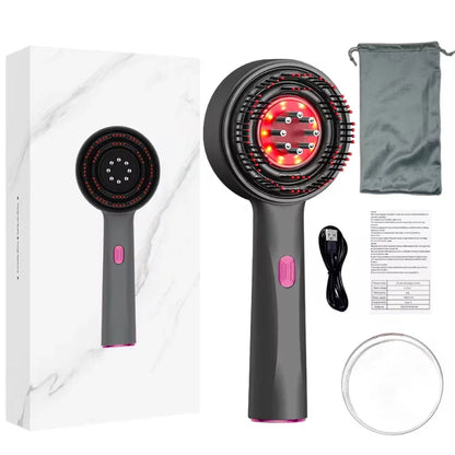 Vamperz Electric Scalp Massager Comb with Red Light Therapy (Rechargeable)