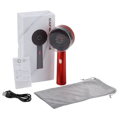 Vamperz Electric Scalp Massager Comb with Red Light Therapy (Rechargeable)