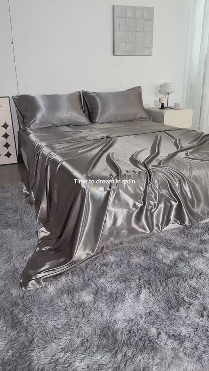 Vamperz 100% Satin Bedsheet Set